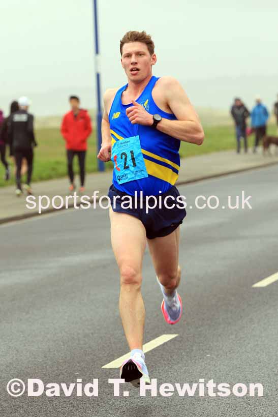 Senior mens 12 Stage 2023 Northern Mens 12 stage and Womens 6 Stage Relays and Young Athletes, Redcar. Photo: David T. Hewitson/Sports for All Pics